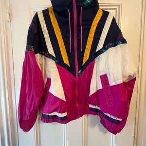 Colorful Vintage Windbreaker Jacket